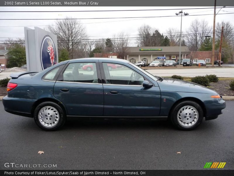 Medium Blue / Gray 2002 Saturn L Series L100 Sedan