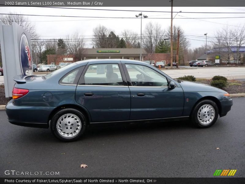 Medium Blue / Gray 2002 Saturn L Series L100 Sedan