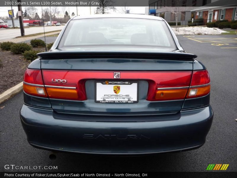 Medium Blue / Gray 2002 Saturn L Series L100 Sedan