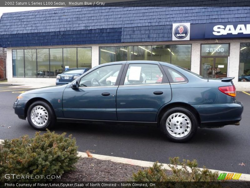 Medium Blue / Gray 2002 Saturn L Series L100 Sedan