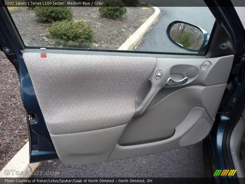 Medium Blue / Gray 2002 Saturn L Series L100 Sedan