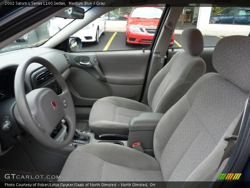 Medium Blue / Gray 2002 Saturn L Series L100 Sedan