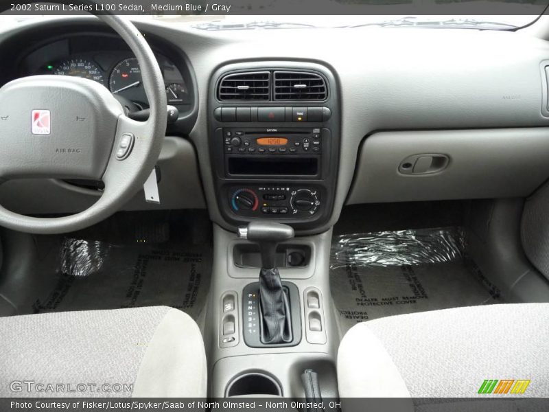 Medium Blue / Gray 2002 Saturn L Series L100 Sedan