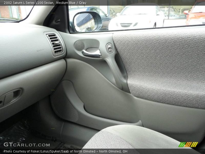 Medium Blue / Gray 2002 Saturn L Series L100 Sedan