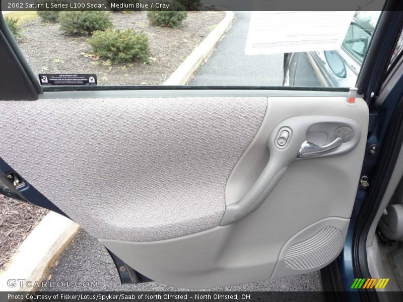 Medium Blue / Gray 2002 Saturn L Series L100 Sedan
