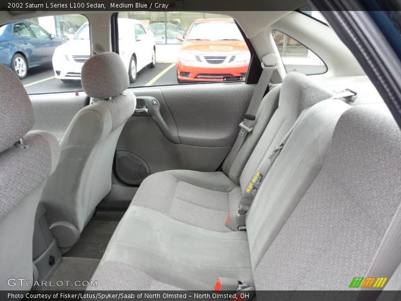 Medium Blue / Gray 2002 Saturn L Series L100 Sedan