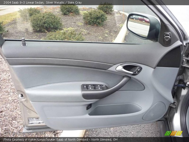Silver Metallic / Slate Gray 2004 Saab 9-3 Linear Sedan