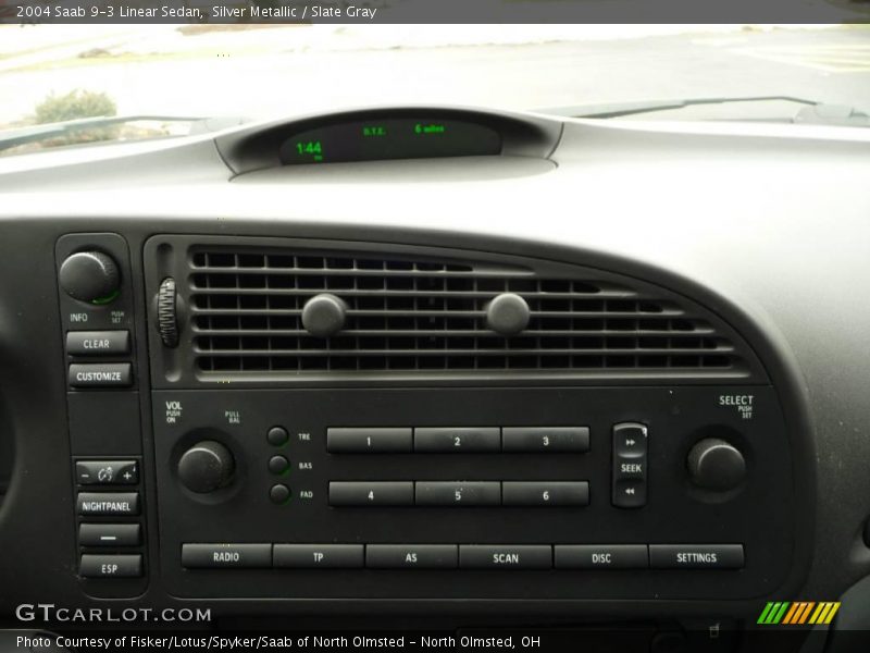 Silver Metallic / Slate Gray 2004 Saab 9-3 Linear Sedan