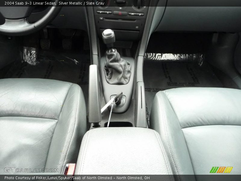 Silver Metallic / Slate Gray 2004 Saab 9-3 Linear Sedan