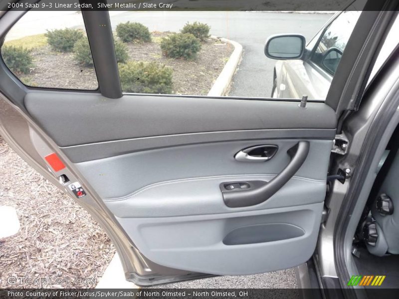 Silver Metallic / Slate Gray 2004 Saab 9-3 Linear Sedan