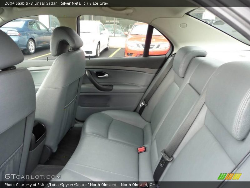 Silver Metallic / Slate Gray 2004 Saab 9-3 Linear Sedan