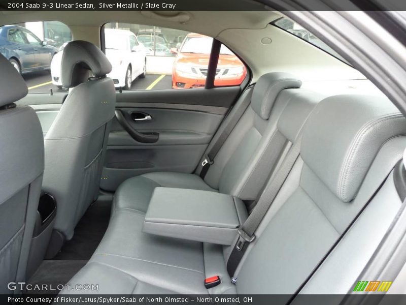 Silver Metallic / Slate Gray 2004 Saab 9-3 Linear Sedan