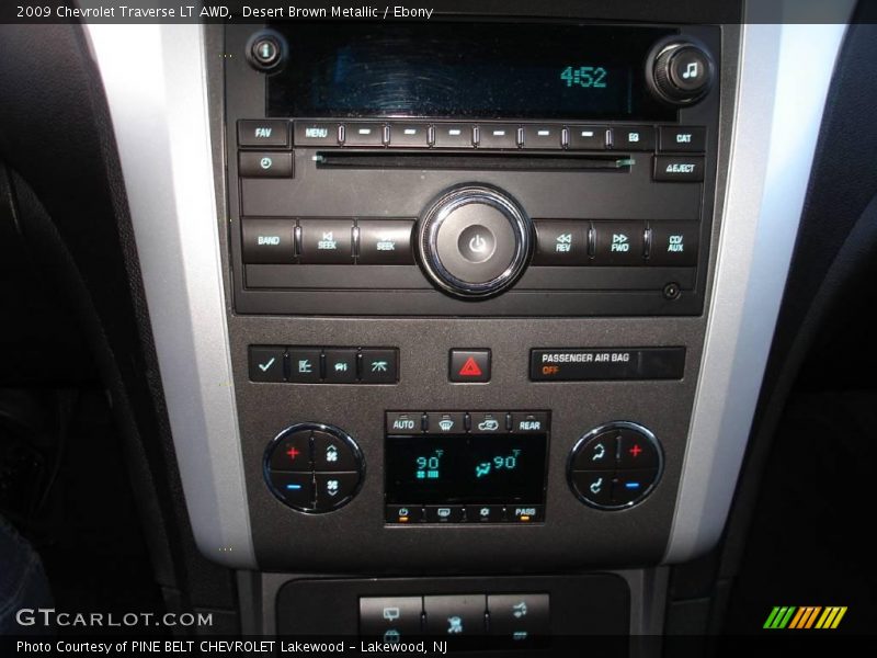 Desert Brown Metallic / Ebony 2009 Chevrolet Traverse LT AWD