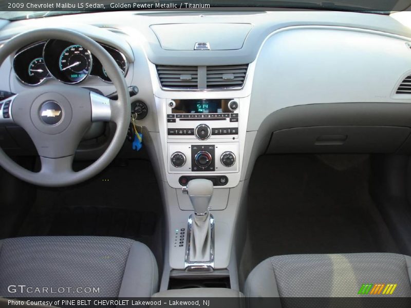 Golden Pewter Metallic / Titanium 2009 Chevrolet Malibu LS Sedan