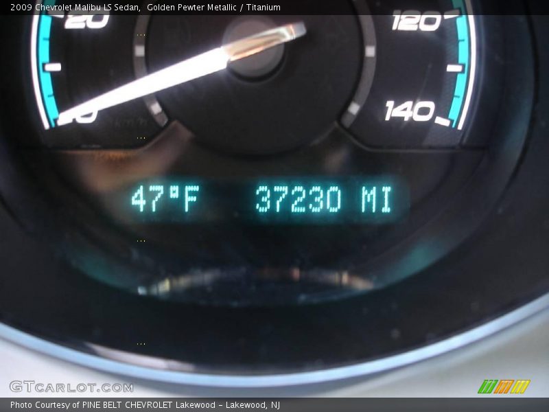 Golden Pewter Metallic / Titanium 2009 Chevrolet Malibu LS Sedan