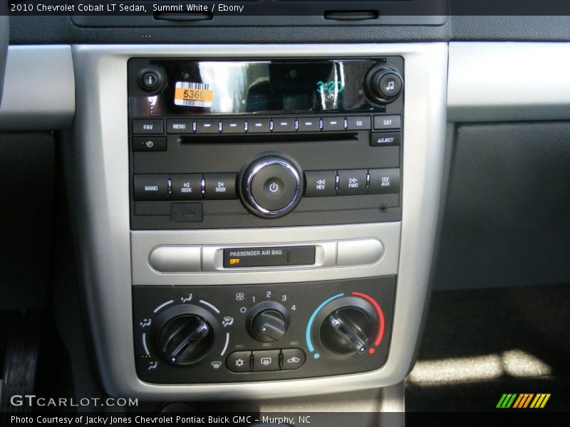 Summit White / Ebony 2010 Chevrolet Cobalt LT Sedan