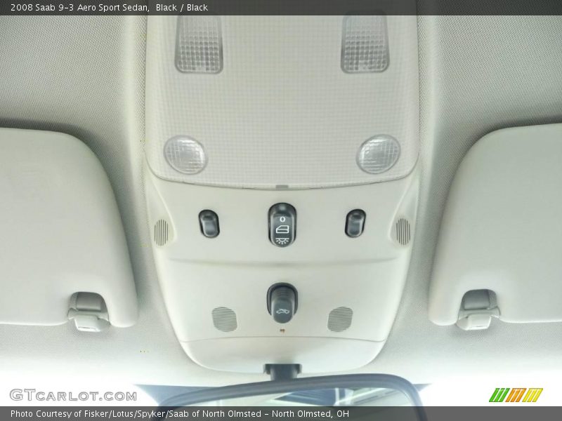 Black / Black 2008 Saab 9-3 Aero Sport Sedan