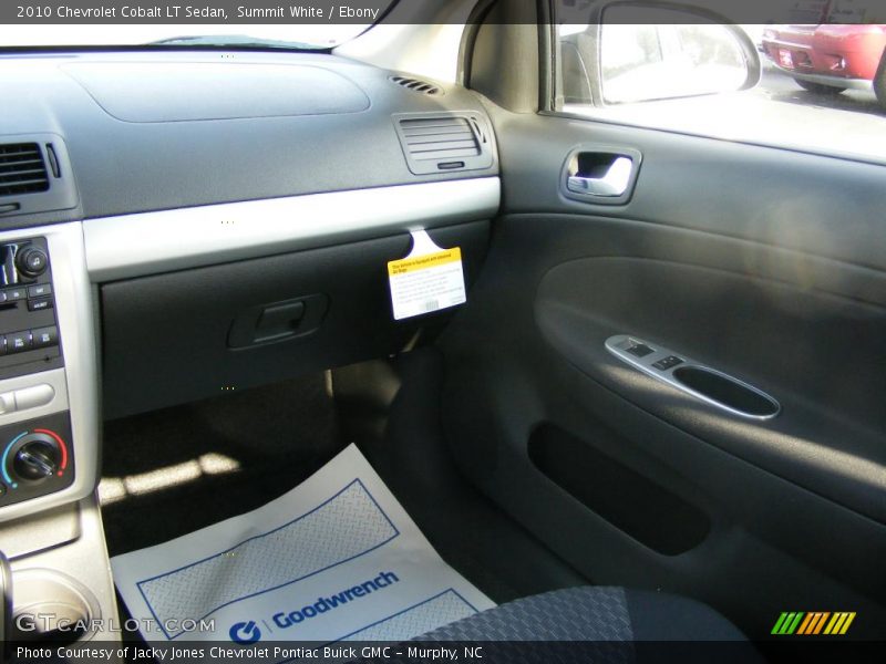 Summit White / Ebony 2010 Chevrolet Cobalt LT Sedan