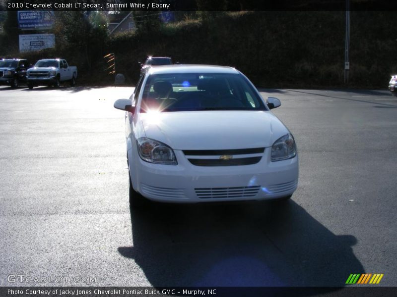 Summit White / Ebony 2010 Chevrolet Cobalt LT Sedan