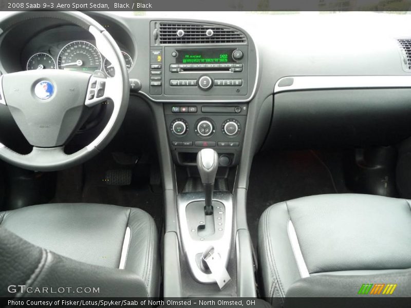 Black / Black 2008 Saab 9-3 Aero Sport Sedan