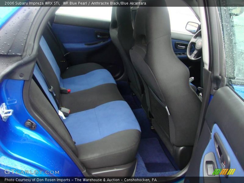 WR Blue Pearl / Anthracite Black/Blue Alcantara 2006 Subaru Impreza WRX STi