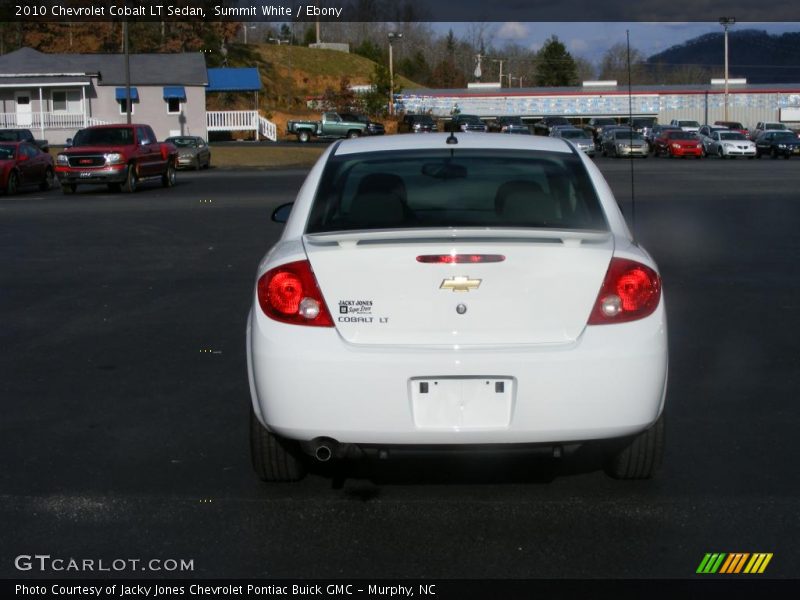 Summit White / Ebony 2010 Chevrolet Cobalt LT Sedan