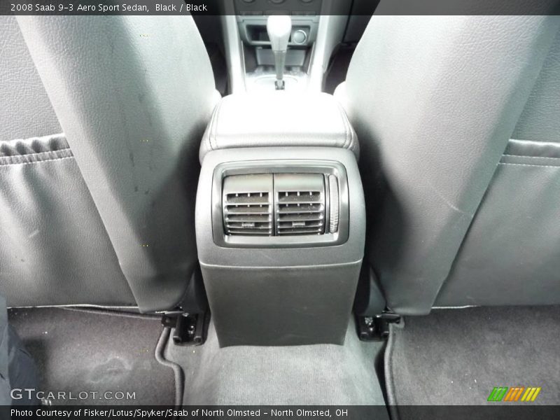 Black / Black 2008 Saab 9-3 Aero Sport Sedan