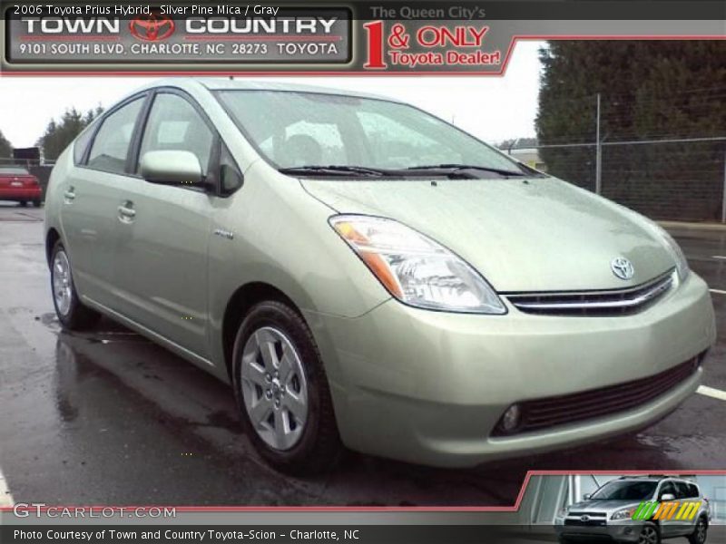 Silver Pine Mica / Gray 2006 Toyota Prius Hybrid