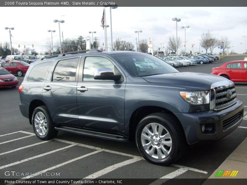 Slate Metallic / Graphite 2008 Toyota Sequoia Platinum 4WD