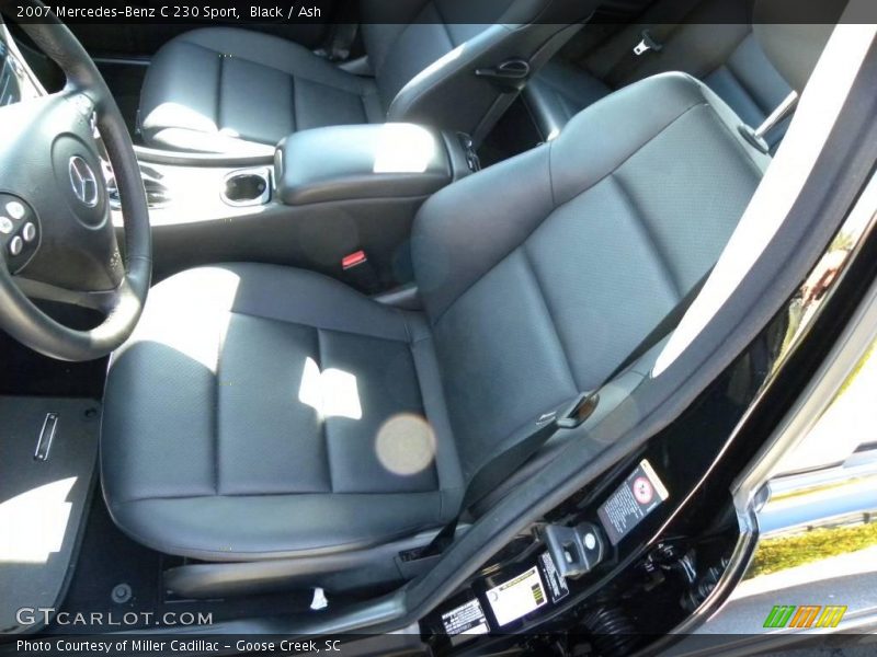 Black / Ash 2007 Mercedes-Benz C 230 Sport