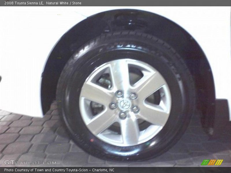 Natural White / Stone 2008 Toyota Sienna LE
