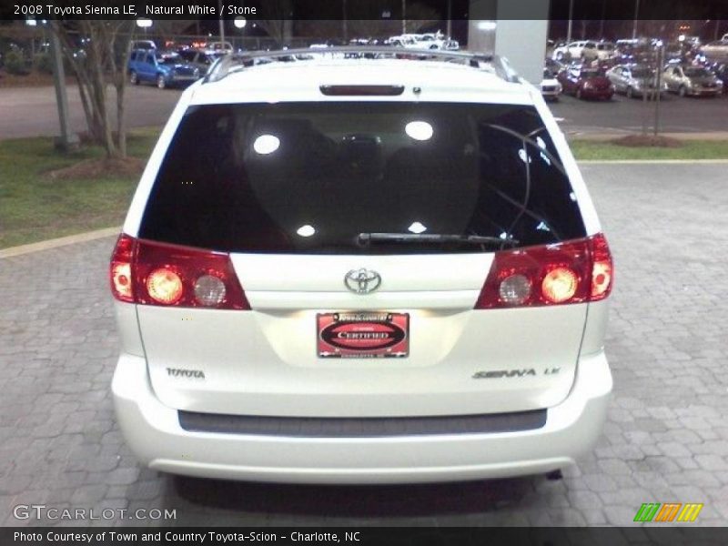 Natural White / Stone 2008 Toyota Sienna LE