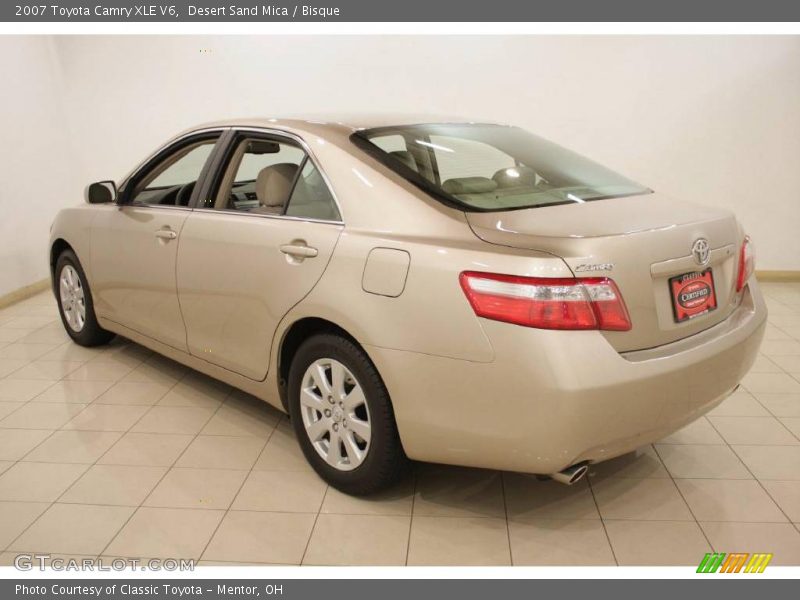 Desert Sand Mica / Bisque 2007 Toyota Camry XLE V6