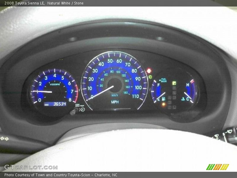 Natural White / Stone 2008 Toyota Sienna LE