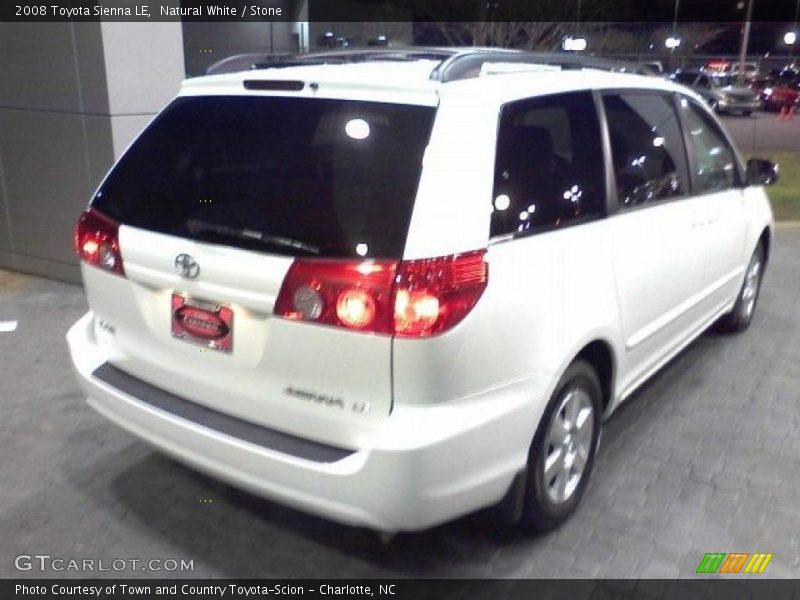 Natural White / Stone 2008 Toyota Sienna LE
