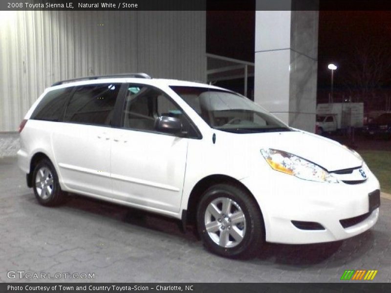 Natural White / Stone 2008 Toyota Sienna LE