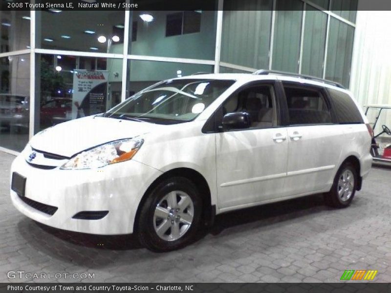 Natural White / Stone 2008 Toyota Sienna LE