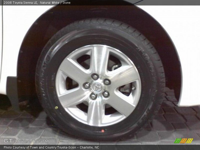 Natural White / Stone 2008 Toyota Sienna LE