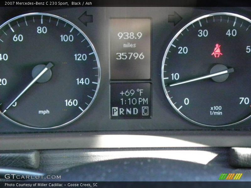 Black / Ash 2007 Mercedes-Benz C 230 Sport