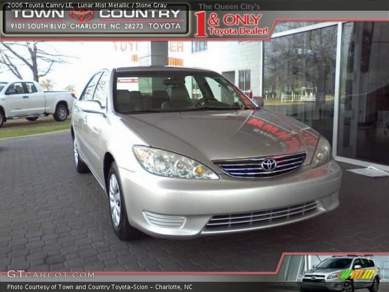 Lunar Mist Metallic / Stone Gray 2006 Toyota Camry LE