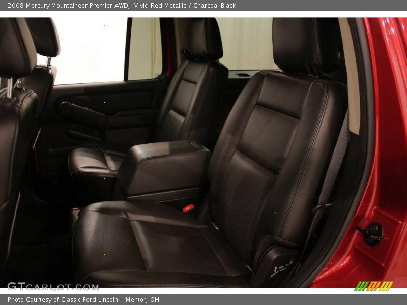 Vivid Red Metallic / Charcoal Black 2008 Mercury Mountaineer Premier AWD