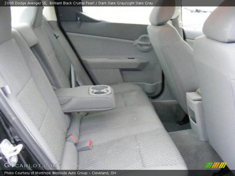 Brilliant Black Crystal Pearl / Dark Slate Gray/Light Slate Gray 2008 Dodge Avenger SE