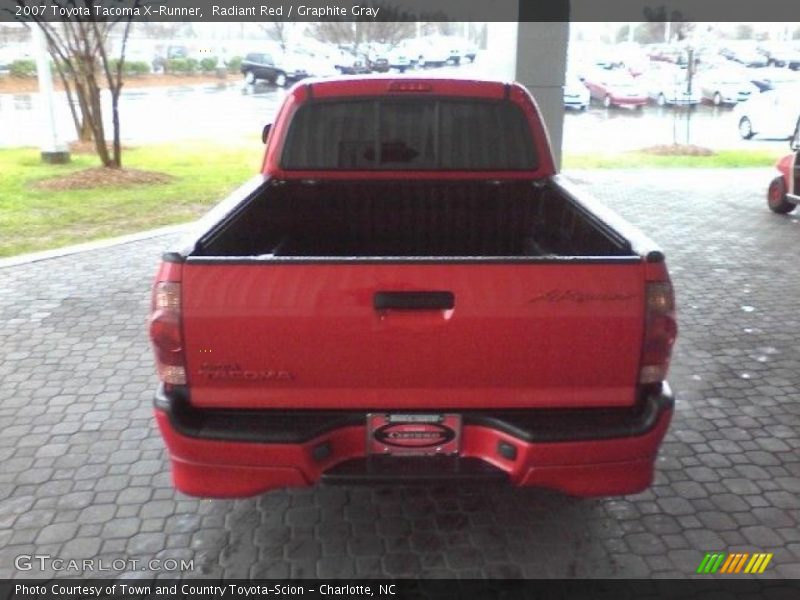Radiant Red / Graphite Gray 2007 Toyota Tacoma X-Runner