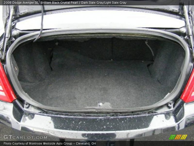 Brilliant Black Crystal Pearl / Dark Slate Gray/Light Slate Gray 2008 Dodge Avenger SE