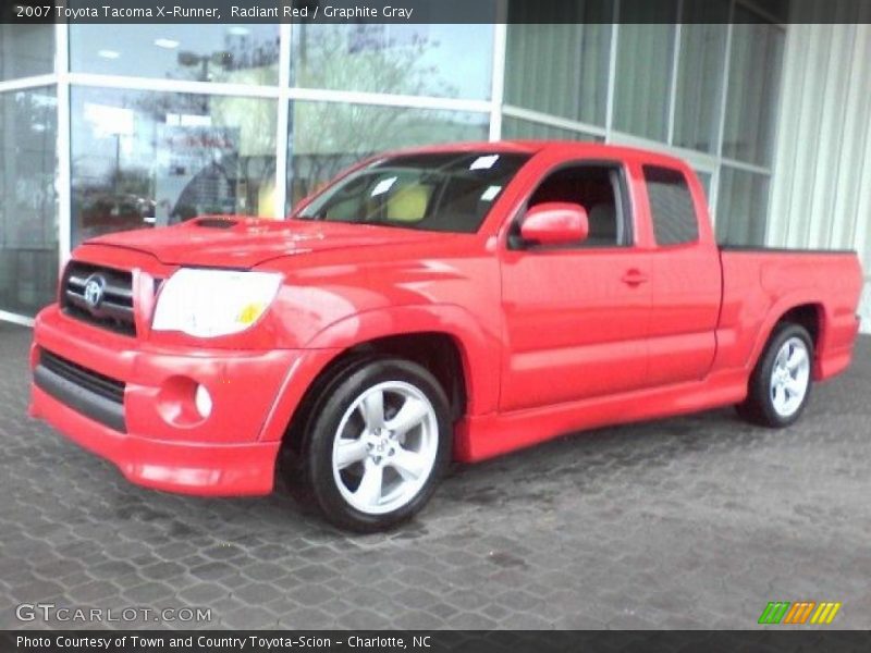 Radiant Red / Graphite Gray 2007 Toyota Tacoma X-Runner
