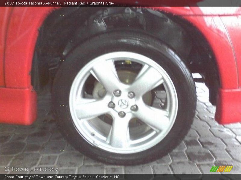 Radiant Red / Graphite Gray 2007 Toyota Tacoma X-Runner