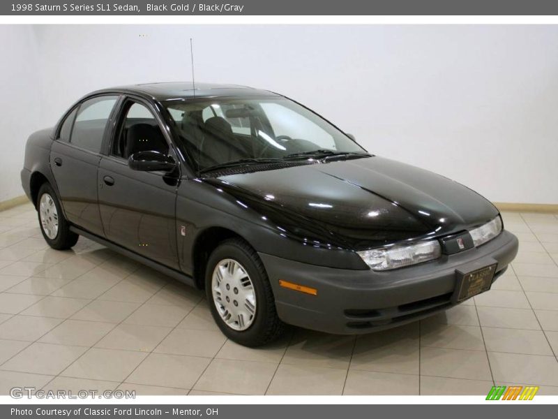 Black Gold / Black/Gray 1998 Saturn S Series SL1 Sedan