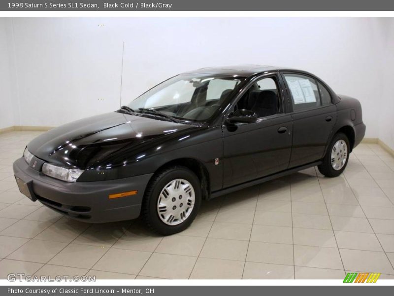 Black Gold / Black/Gray 1998 Saturn S Series SL1 Sedan