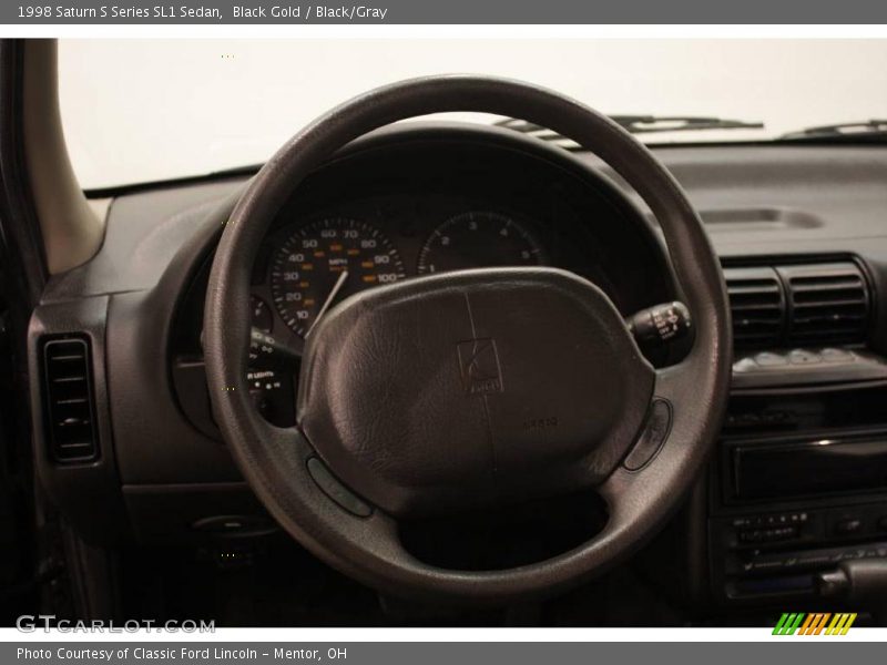 Black Gold / Black/Gray 1998 Saturn S Series SL1 Sedan