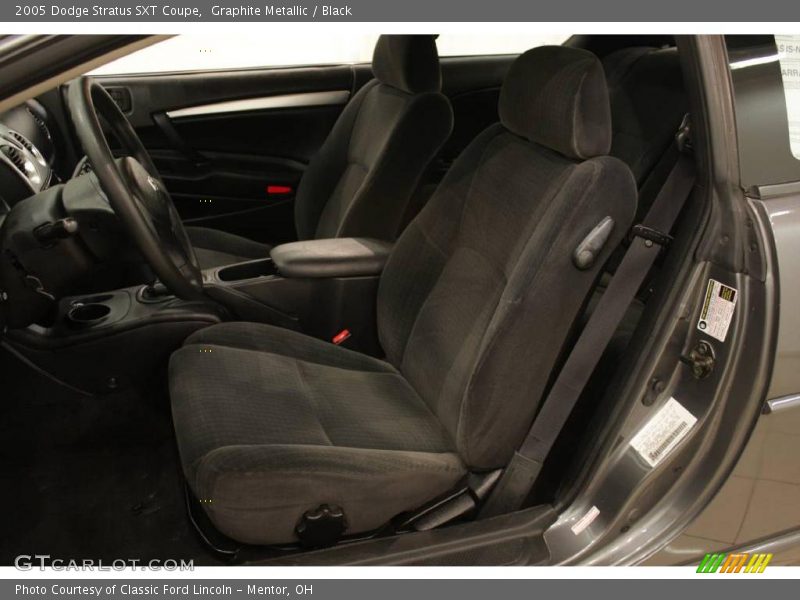 Graphite Metallic / Black 2005 Dodge Stratus SXT Coupe